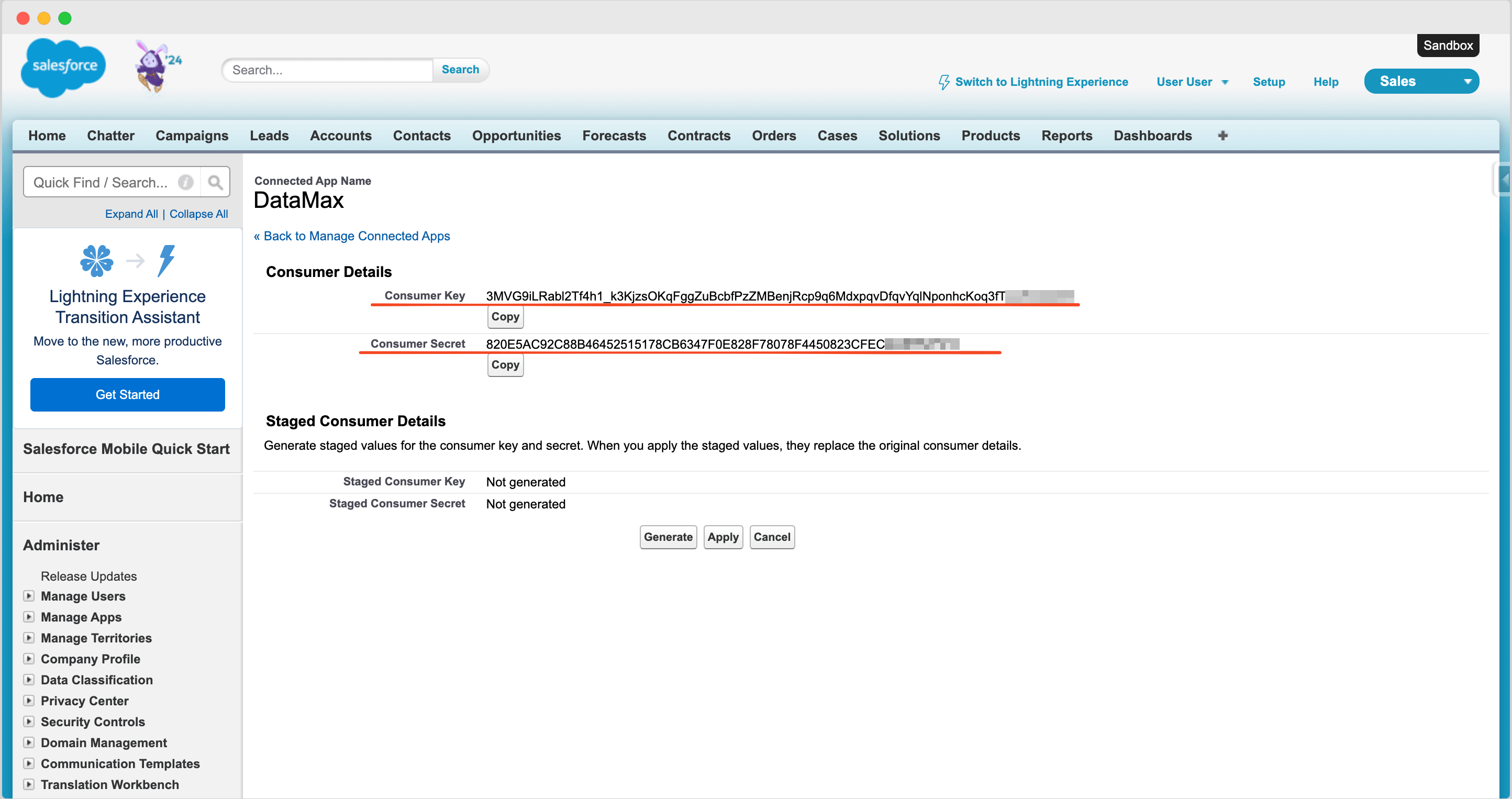 Salesforce App Manager