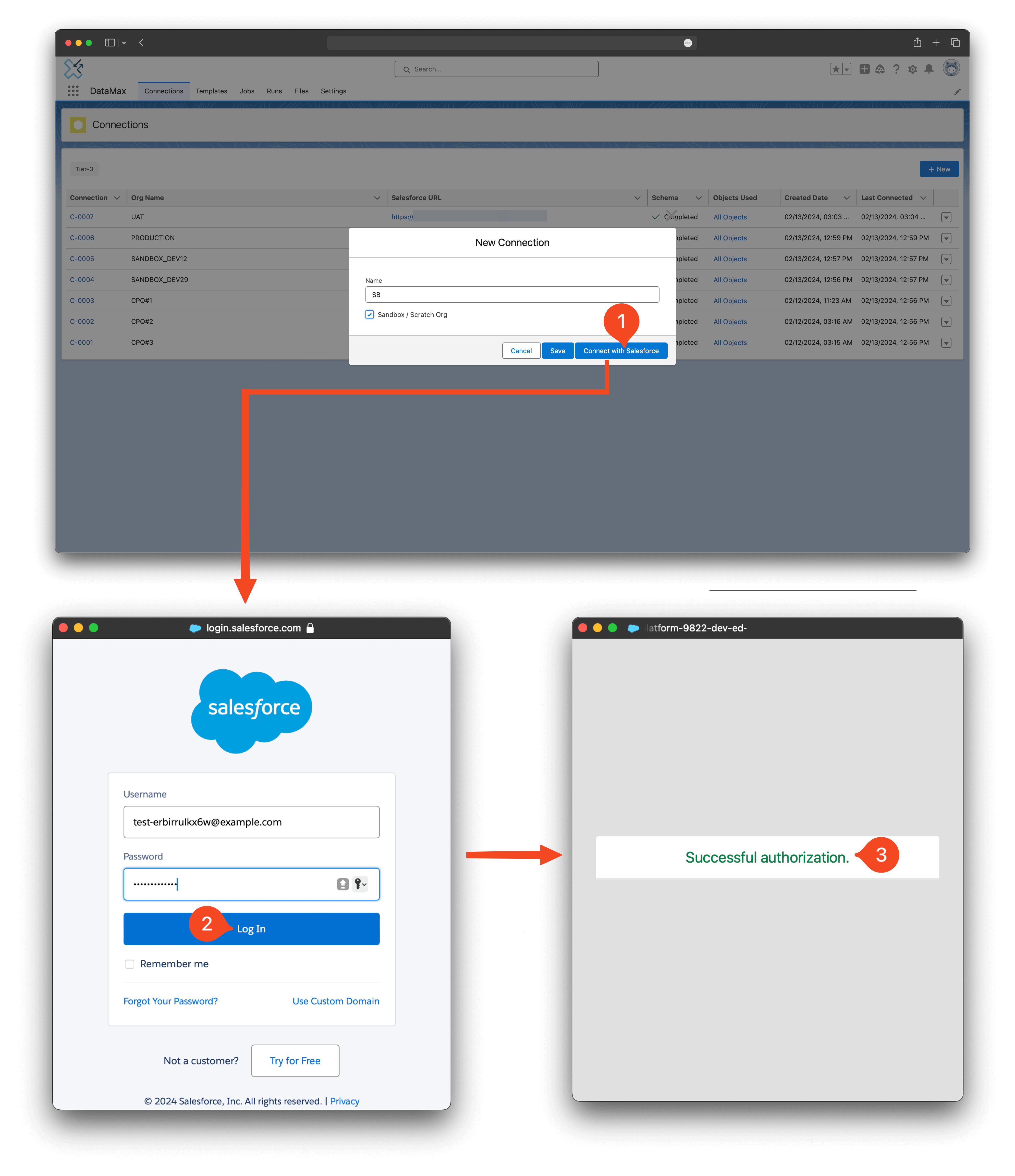 Adding new Connection flow