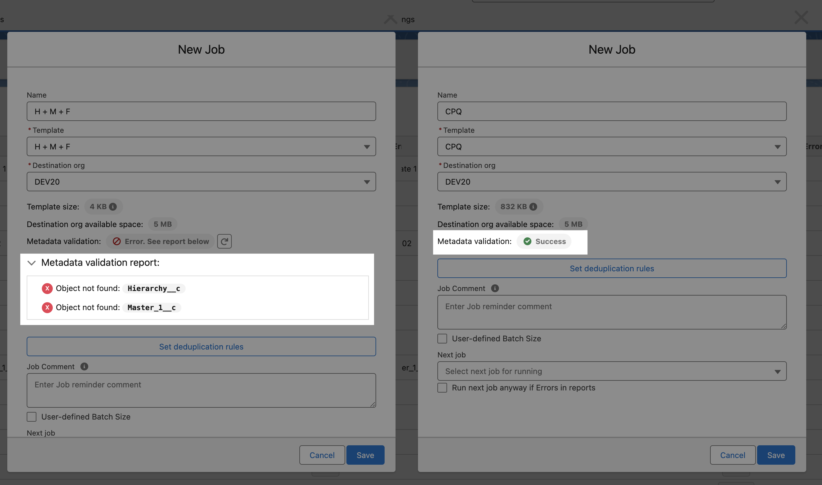 Metadata Validation